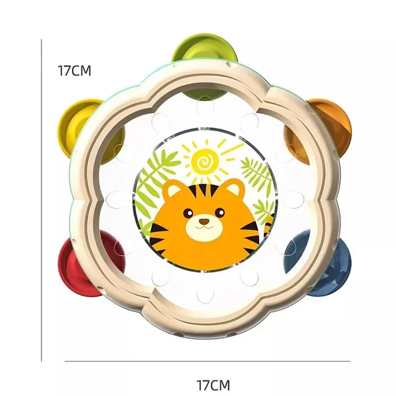 Baby Musical Instruments Drum Toys Montessori Learning Toys for Toddlers 1-3 Baby Early Hand Development Interactive Music Toys