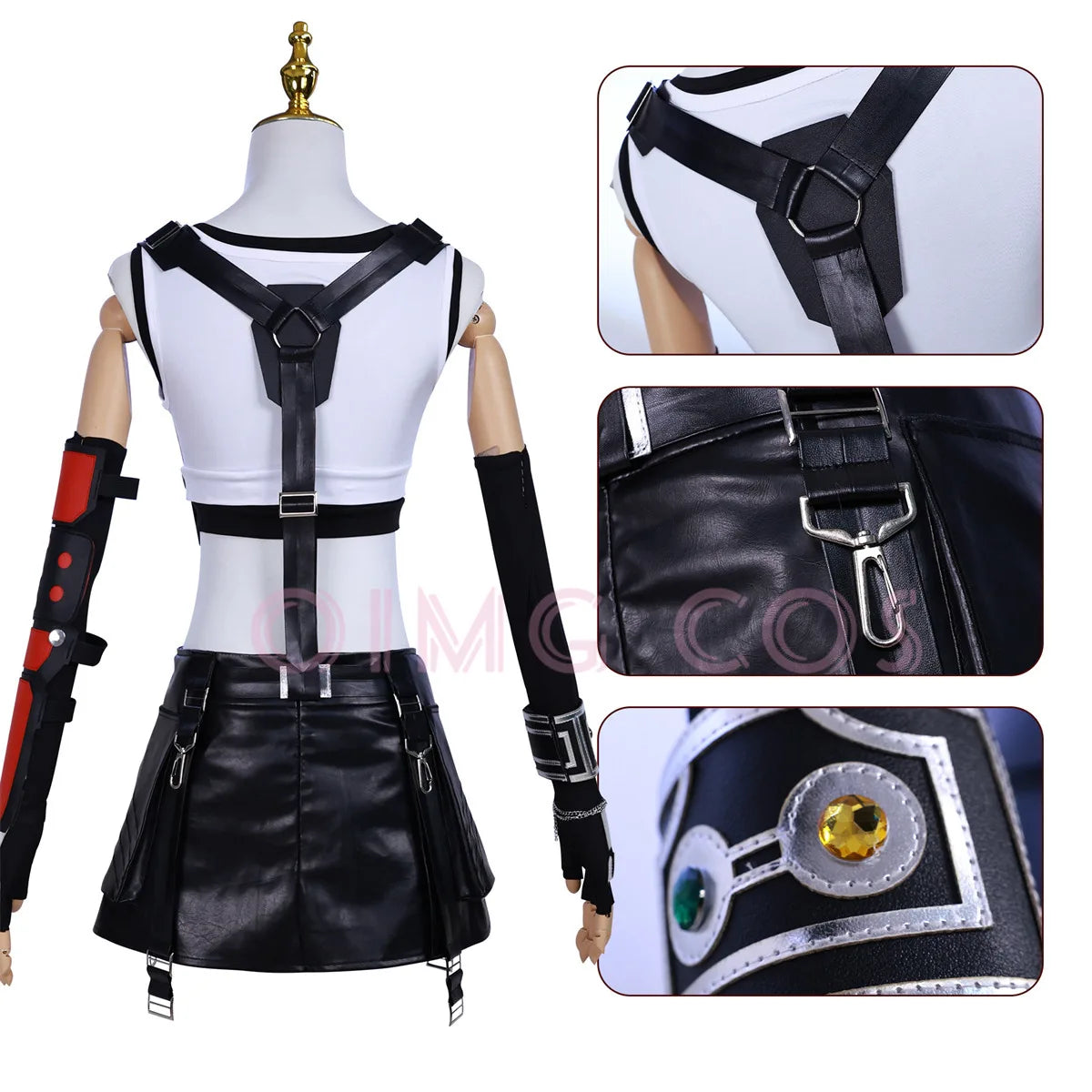 Anime-Inspired Women’s Uniform Cosplay Costume with Wig