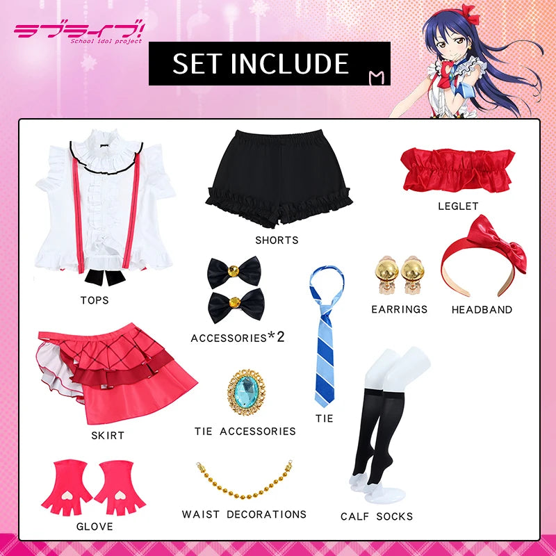 Women’s Anime-Inspired Carnival Uniform Cosplay Costume