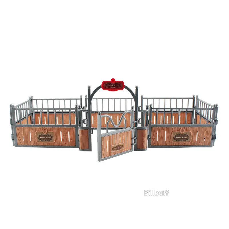 DIY Horse Race Model Horseman Farm Animal Figurines Action & Toy Figures ABS Emulation Toys for Children Christmas Birthday Gift