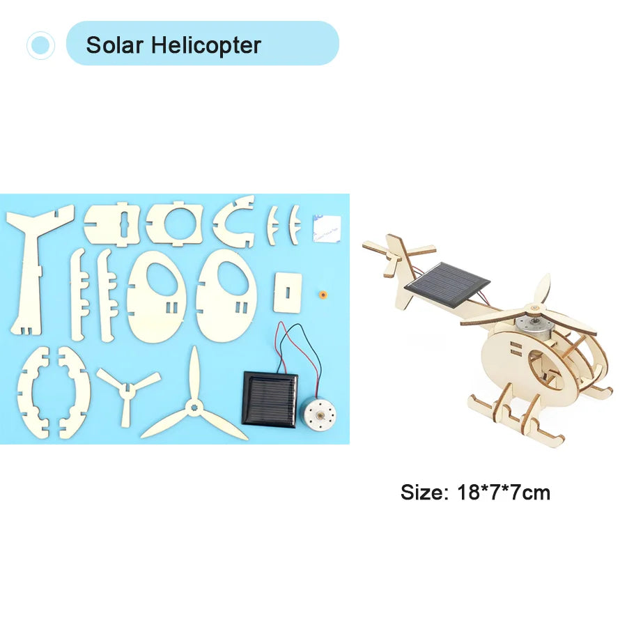 DIY Science Kit Educational STEM Kits Car Dinosaur Model Technologia Experimental Tool Wood Puzzle Games School Supply