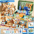DIY Nut Hand Disassembly Assembly Puzzle Simulated Screwing Toolbox Early Educational Kids Toy Shape Insert Blocks Toys For Boys