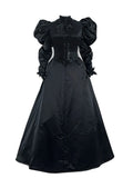 Women’s Black Gothic Victorian Renaissance Ball Gown