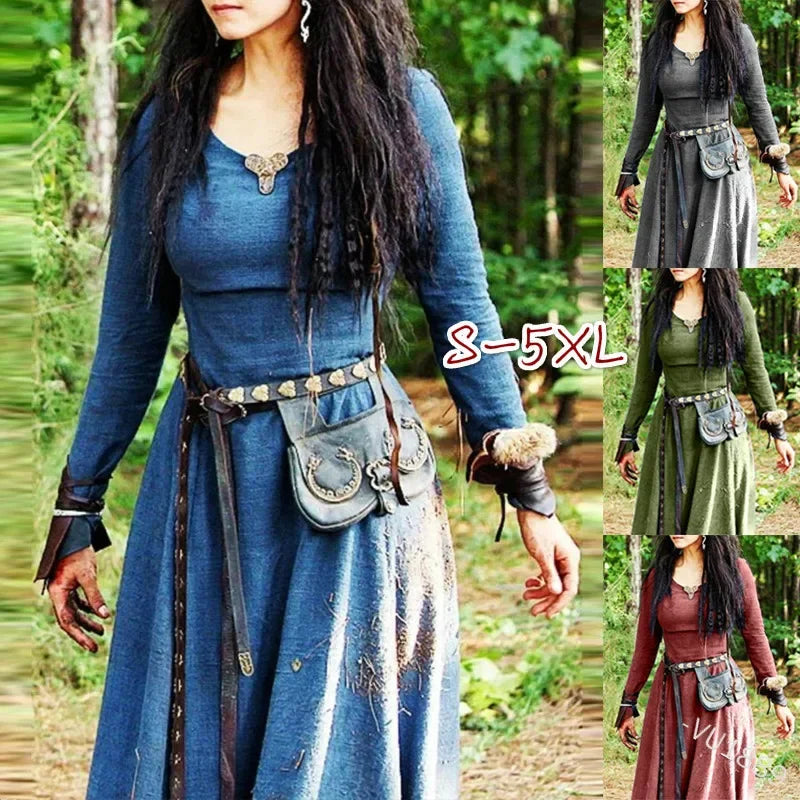 Women’s Medieval Renaissance Tunic Dress Costume