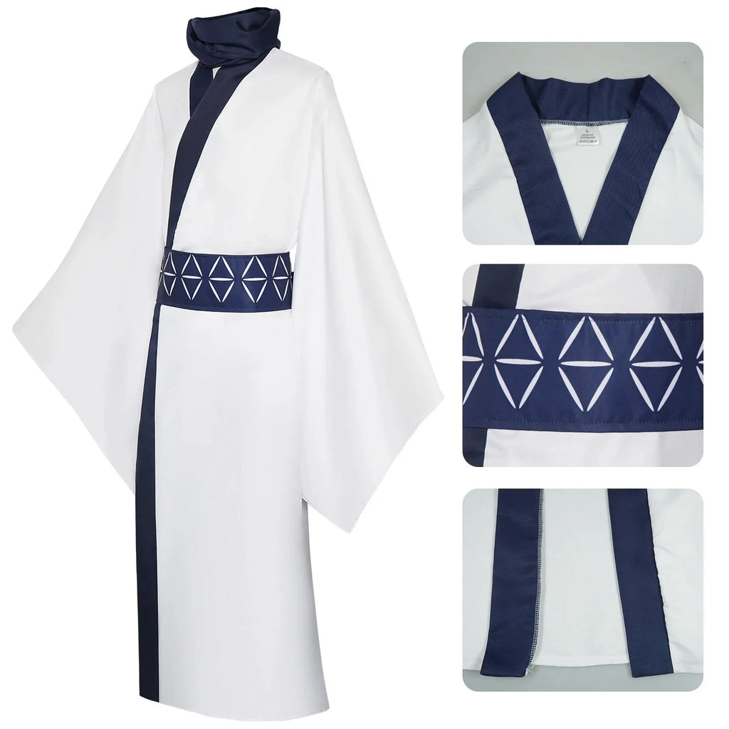 Japanese-Inspired Kimono Hanfu Cosplay Costume for Adults