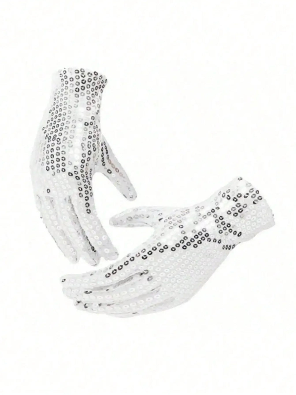 Sequin Fedora Hat Gloves and Aviator Sunglasses Costume Set