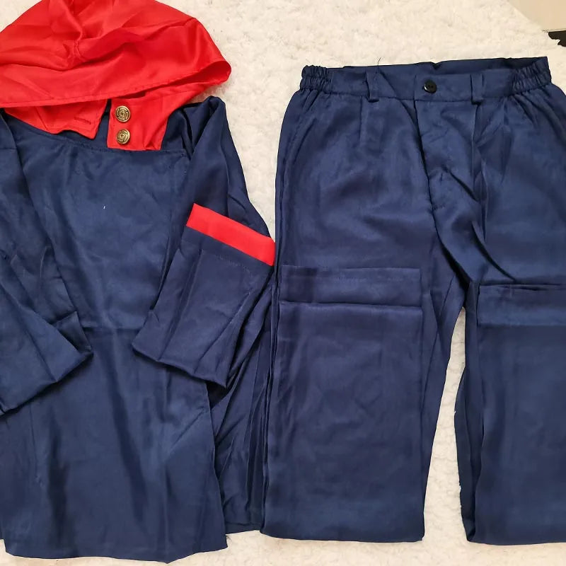 Anime-Inspired Uniform Cosplay Costume with Pants
