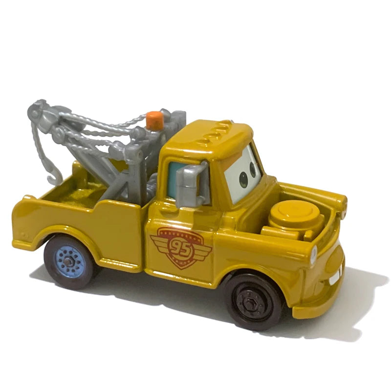 Pixar Cars Electroplated Pink 95 Lightning McQueen 1/55 Metal Die Casting Model Car Alloy Material Collectibles Racing Toys