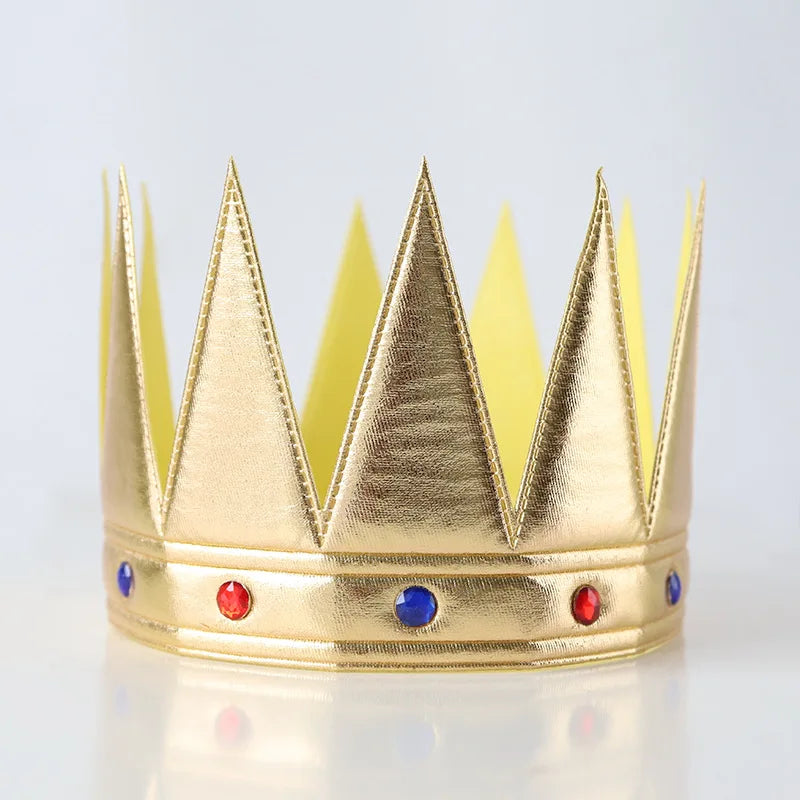 Birthday Party Crown Hats for Kids and Adults King Queen