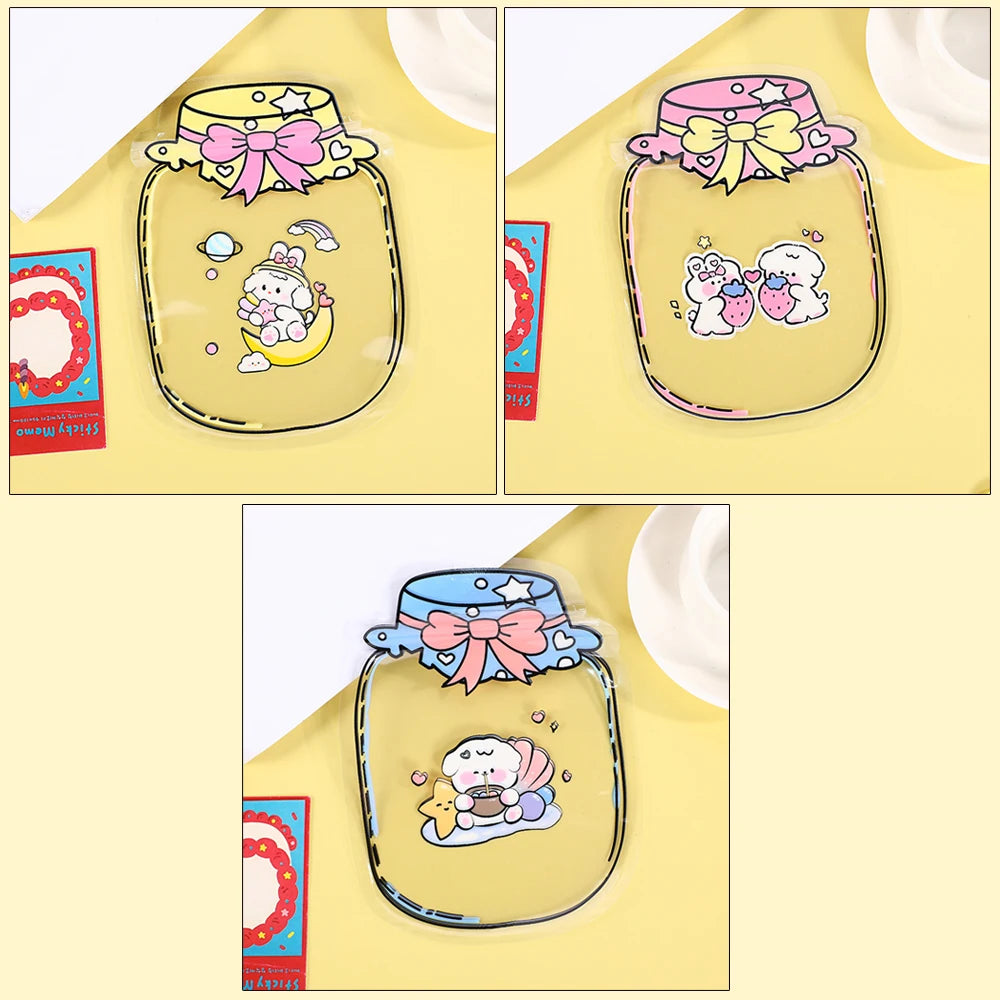 20Pcs/60Pcs Cartoon Printed Snack Cookie Storage Bag Self Sealing Design Easy to Use Small Item Storage Creative Candy PE Bag