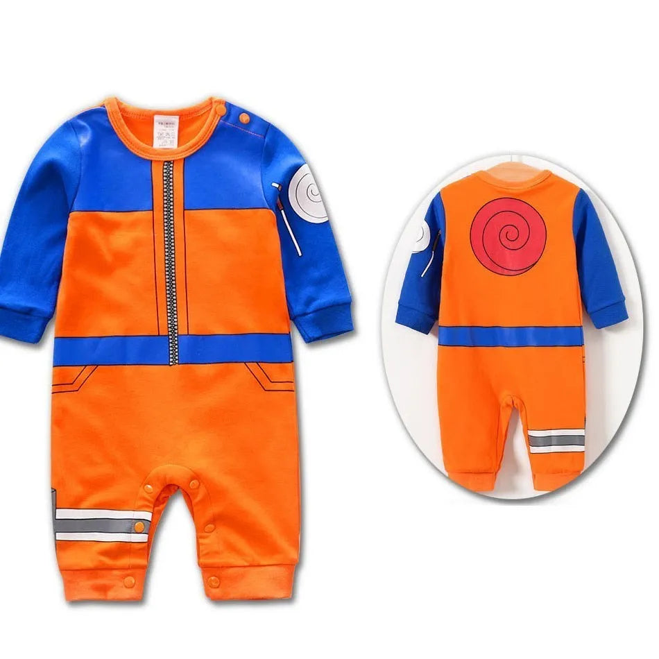 Anime Inspired Baby Cosplay Romper, 0 to 18 Months, Long Sleeve