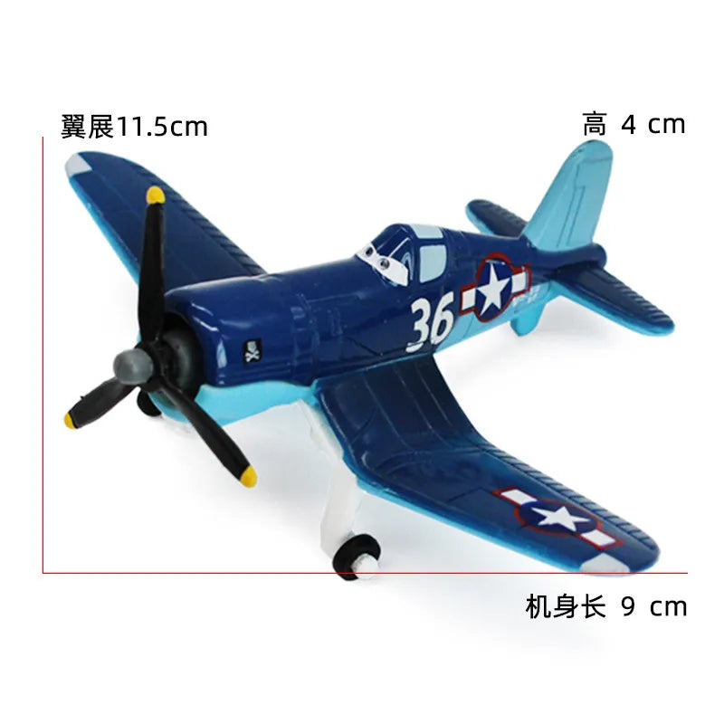 Planes Toys Dust Crophopper Skipper Dottie Ehsani Metal Diecast Fighter Aircraft Collectible Model Peripheral Toys Birthday Gift