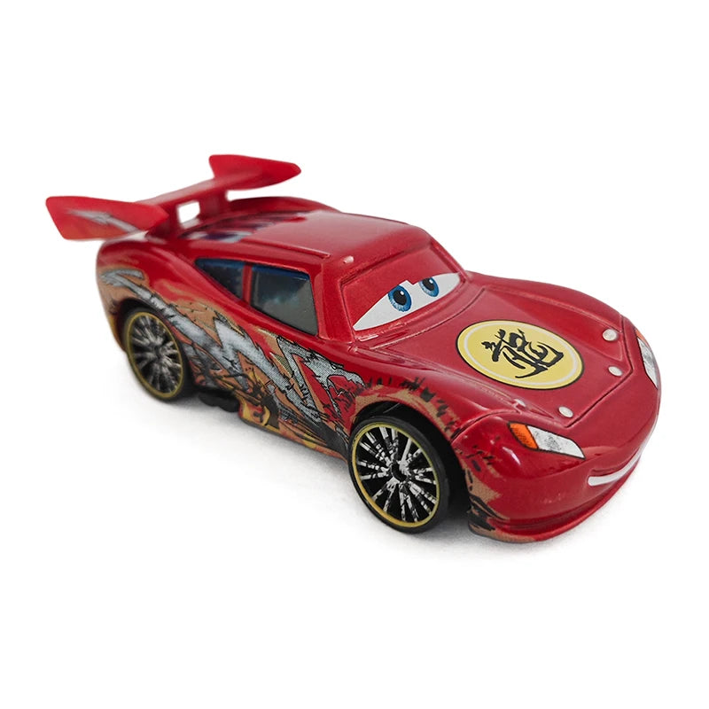 Pixar Cars Electroplated Pink 95 Lightning McQueen 1/55 Metal Die Casting Model Car Alloy Material Collectibles Racing Toys