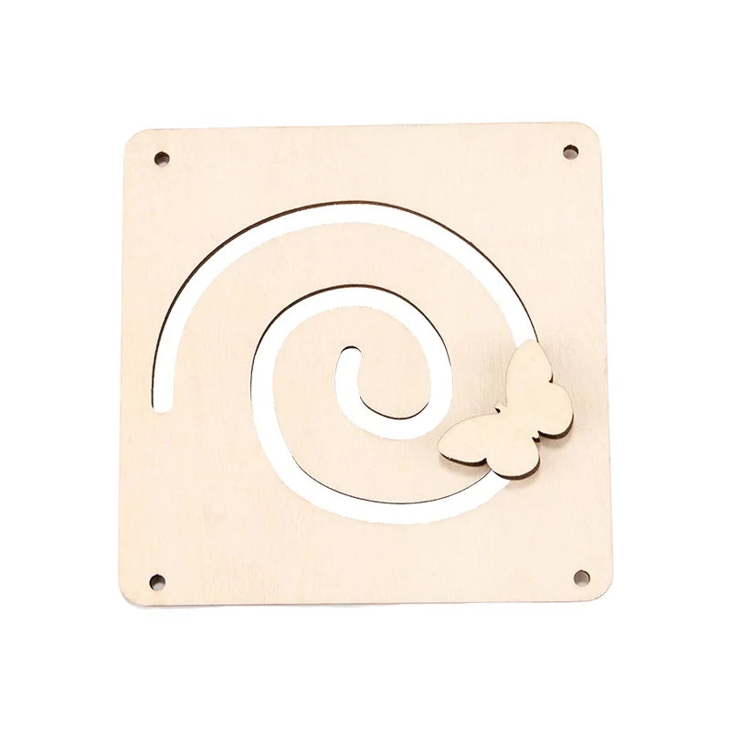 Wooden Busy Board DIY Toy Baby Montessori Sensory Activity Board Accessories For Children Locks Busyboard Parts Educational Toys
