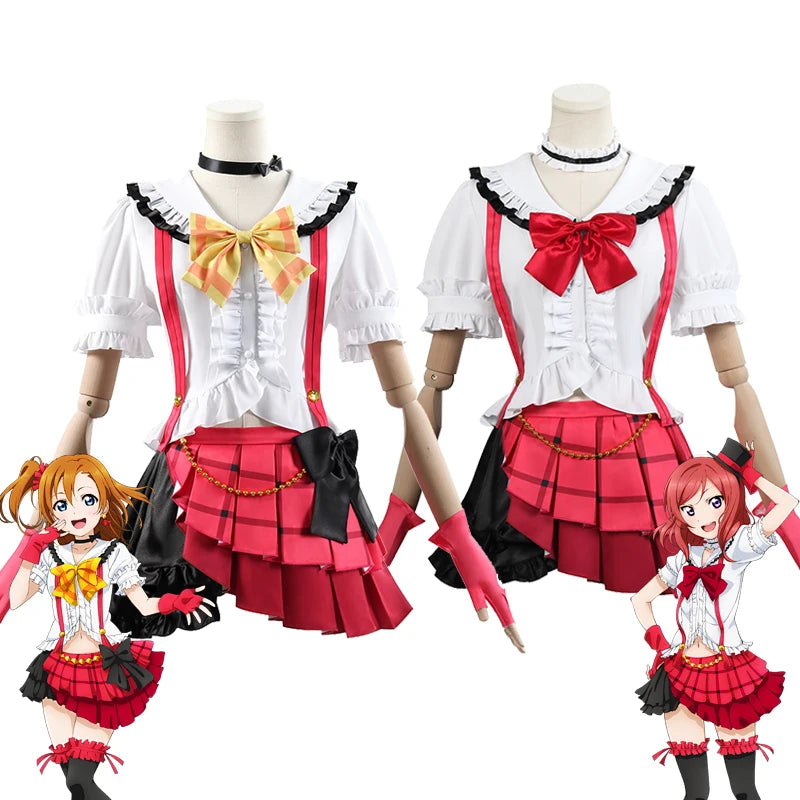 Women’s Anime-Inspired Carnival Uniform Cosplay Costume