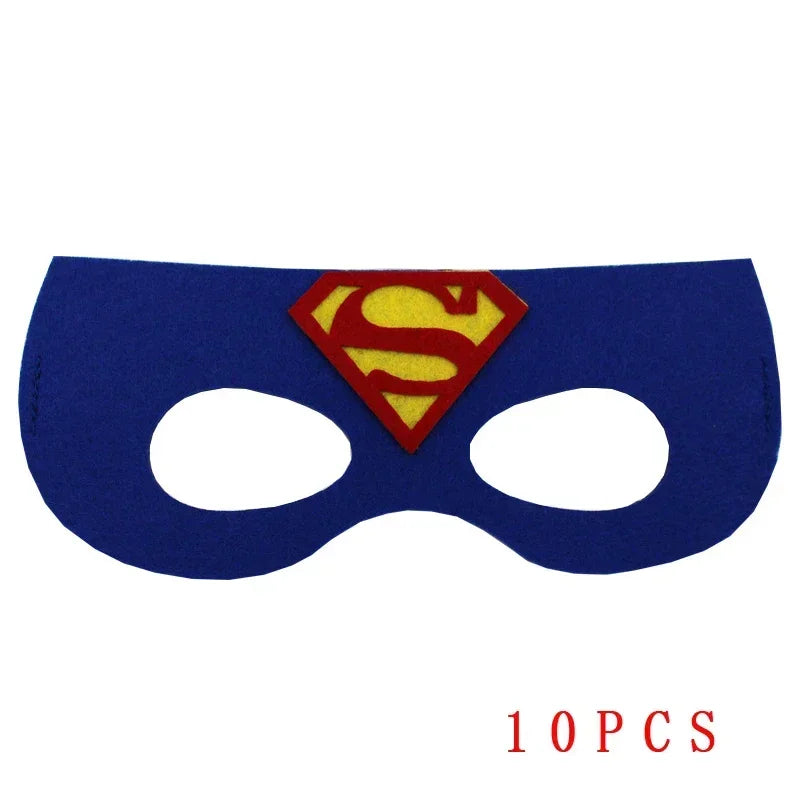Felt Superhero Masks for Halloween, Carnival and Birthday Parties