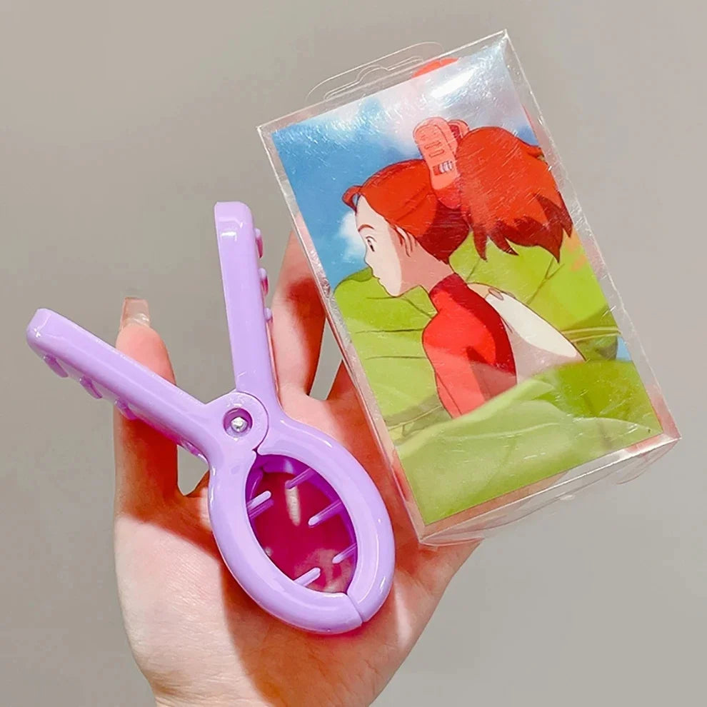 Shark Hair Clip Red Ponytail Hair Claw Cosplay Accessory