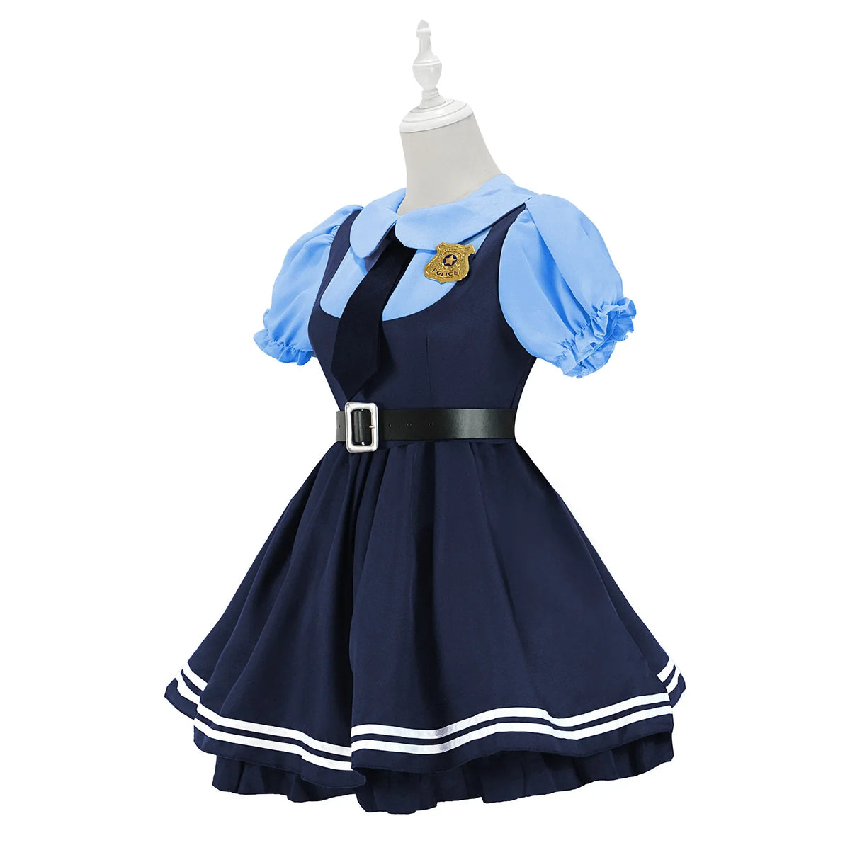 Girls Rabbit Police Officer Halloween Costume for Kids
