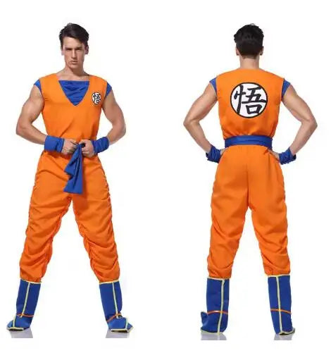 Green Anime-Inspired Character Cosplay Costume for Men