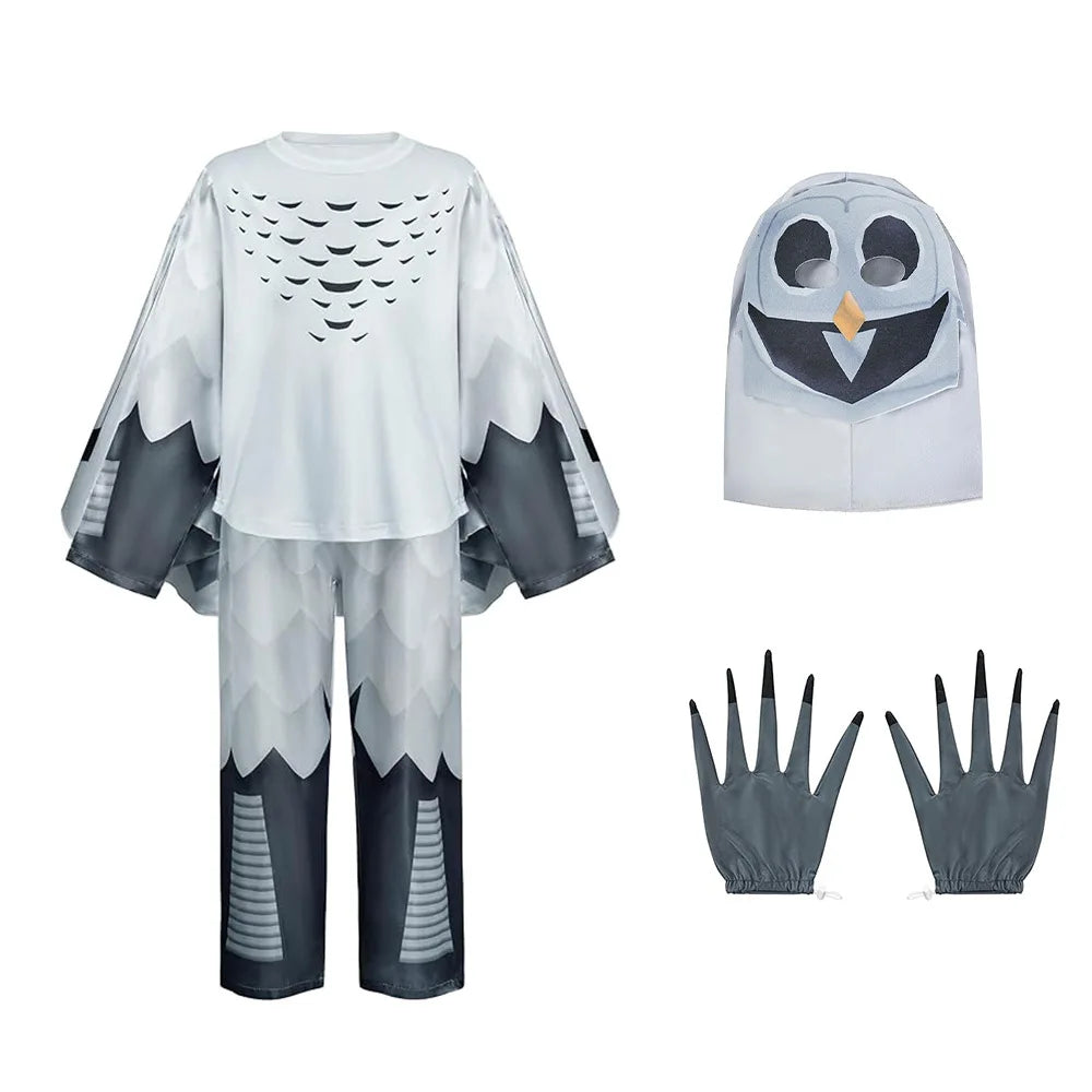 Scary Forest Deer Owl Costume for Adults & Kids