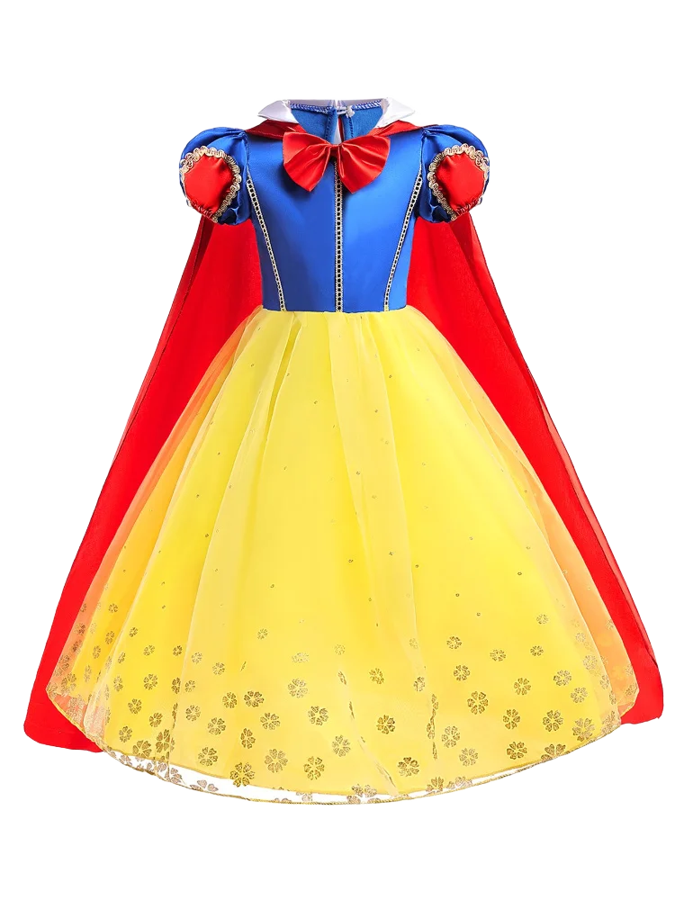 Girls Princess Costume Dress for Christmas, Carnival and Parties