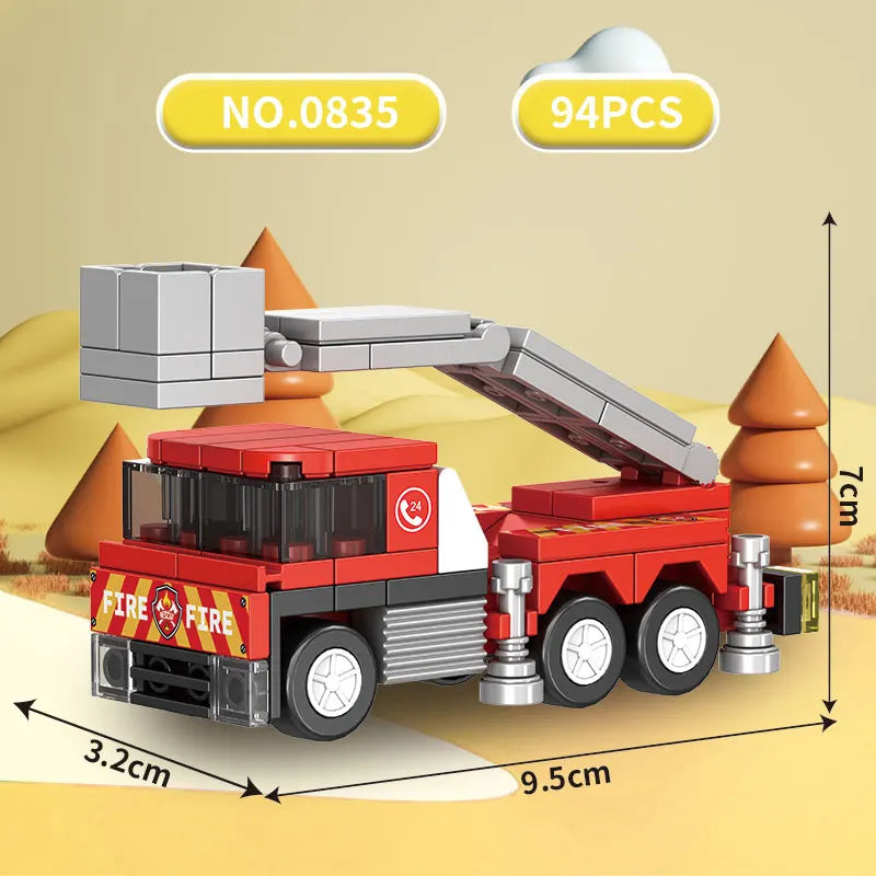 8 Puzzle Toys, Building Blocks, Sliding Cars, City Themed Simulation Vehicles, Exquisite Interior Decorations, Holiday Gifts