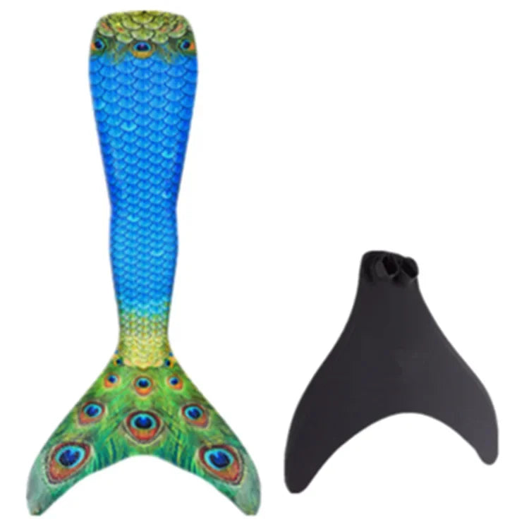 Kids & Adult Mermaid Tail Costume with Monofin Fin