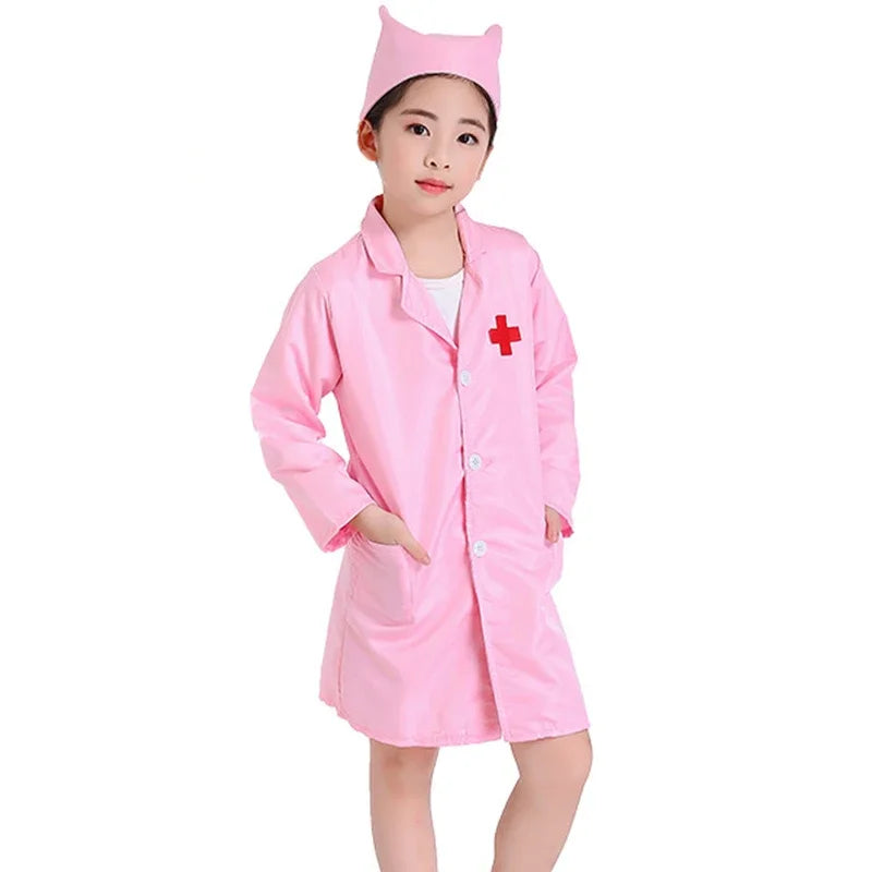 Doctor Nurse White Coat Costume for Cosplay & Role Play