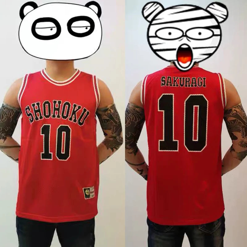 Anime-Inspired Basketball Jersey Cosplay Vest for Adults & Kids