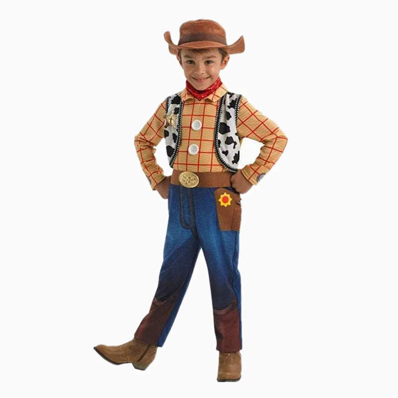 Kids Denim Character-Inspired Costume Outfit for Halloween