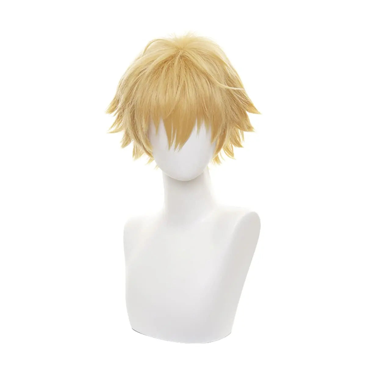 Long Orange Brown Cosplay Wig with Bangs for Adults