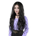 Long Purple Braid Wig Women Purple Wig With Braids Ponytail Clip Anime Cosplay Synthetic Hair Halloween Costume Adult Accessory
