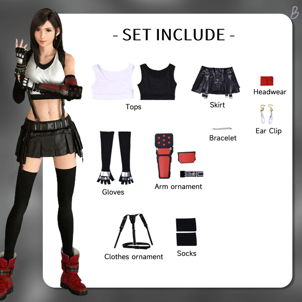 Anime-Inspired Women’s Uniform Cosplay Costume with Wig