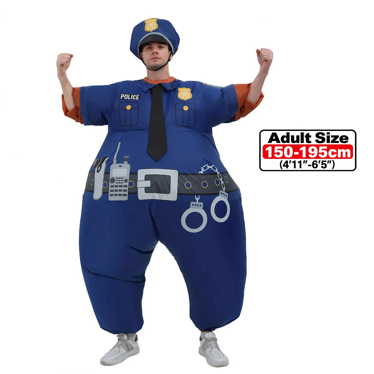Adult Green Alien Inflatable Costume for Halloween & Parties
