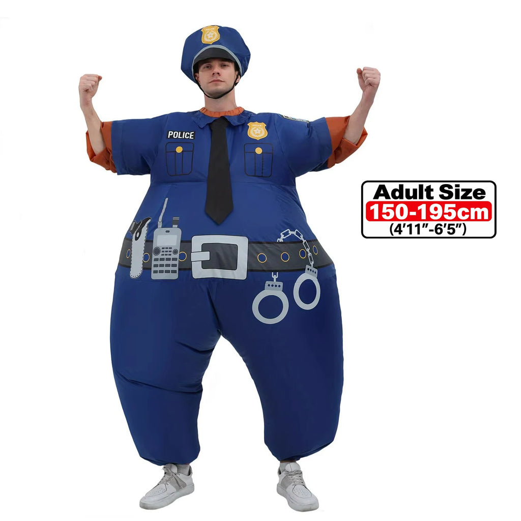 Adult Green Alien Inflatable Costume for Halloween & Parties
