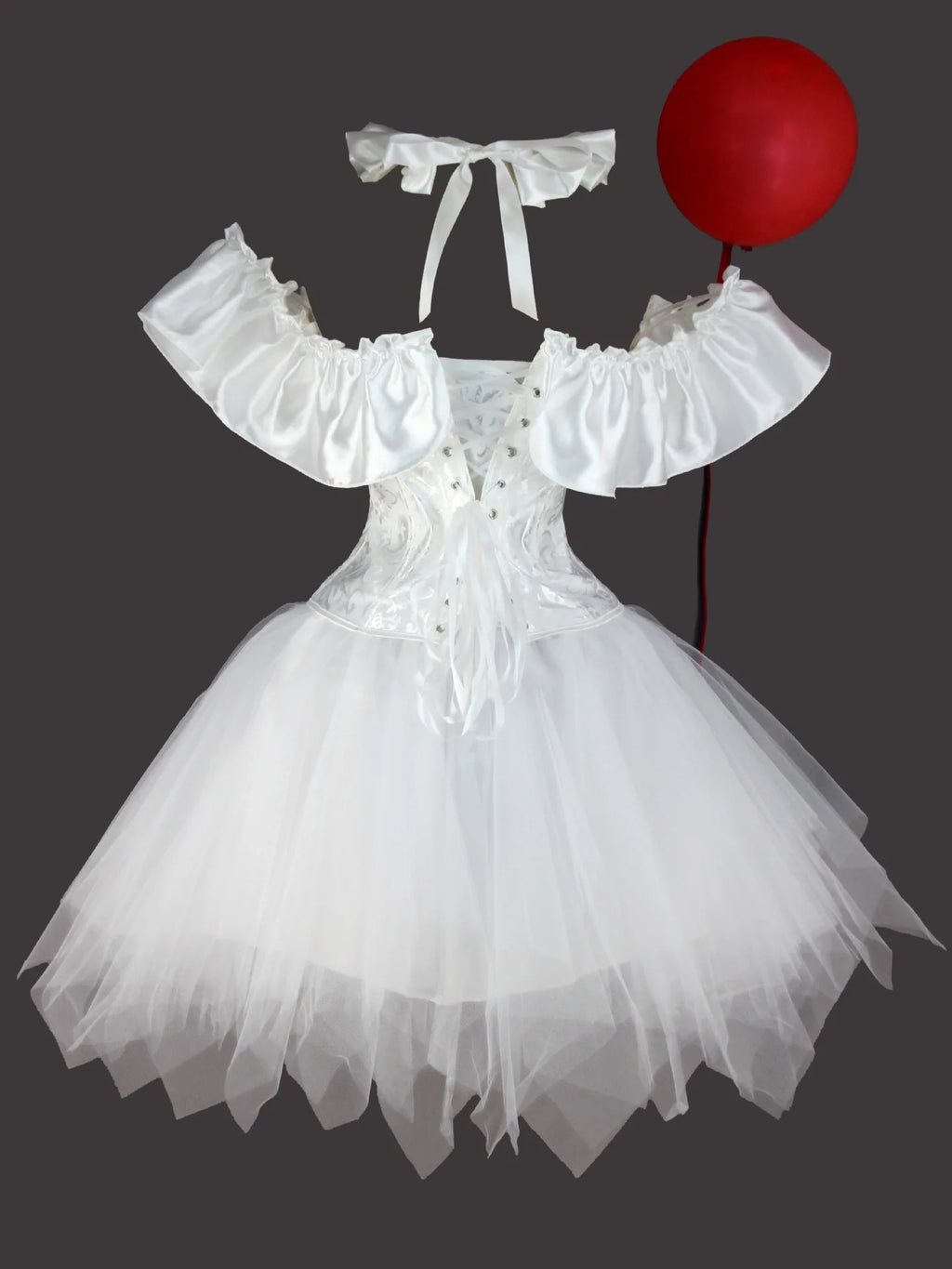 Women’s Clown Corset Skirt Costume for Halloween & Parties