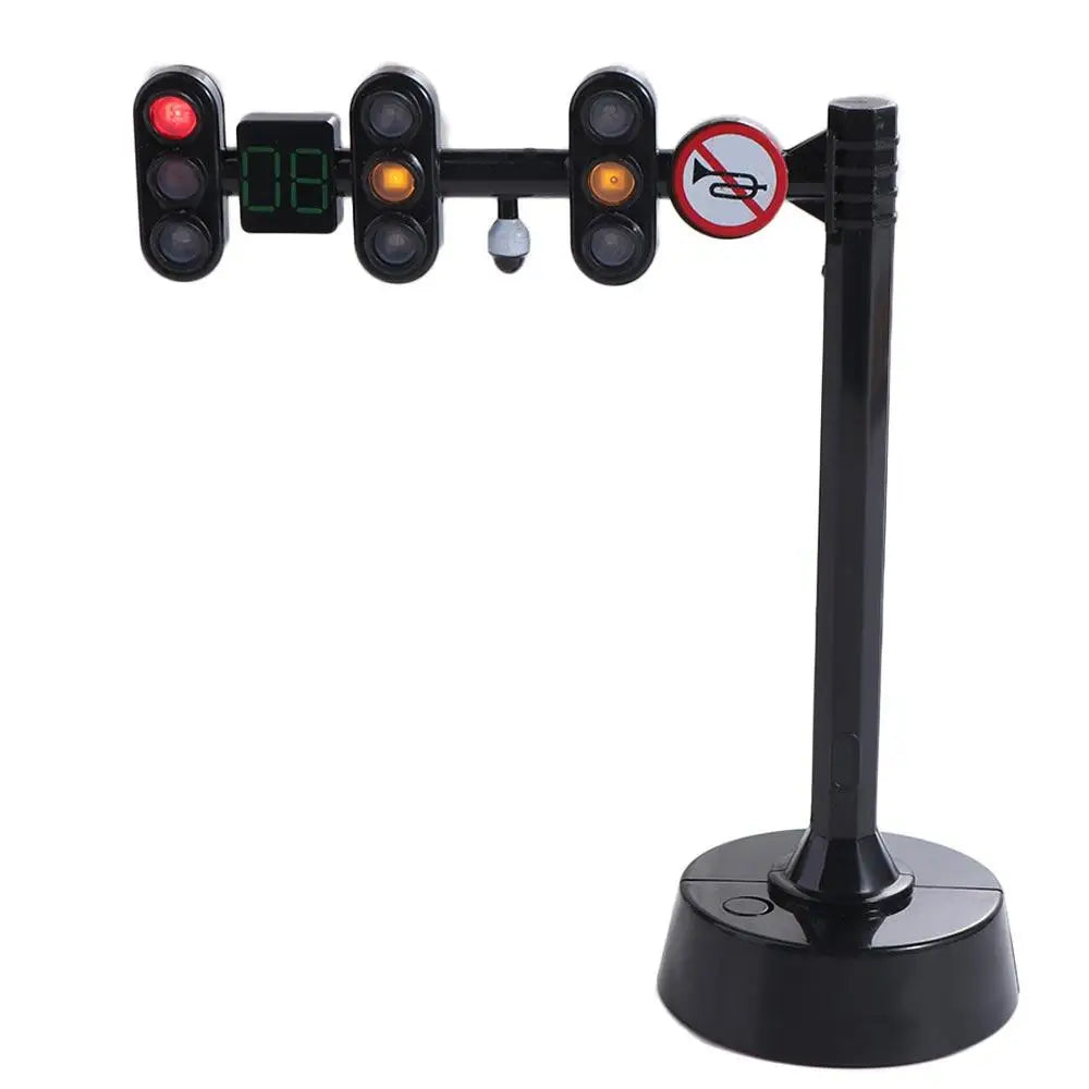 Safety Traffic Toy Light Signs Model Traffic Mini Stop Model Toys Simulation Mini Traffic Light Building Blocks Kids Gift