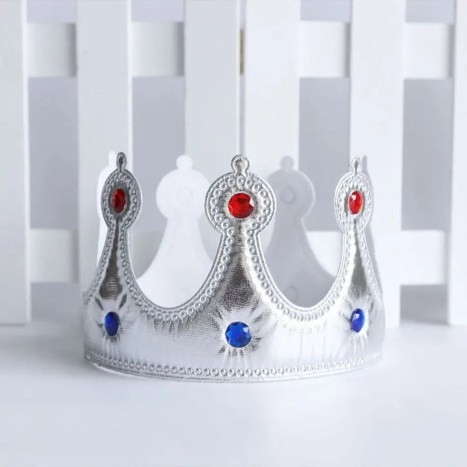 Birthday Party Crown Hats for Kids and Adults King Queen
