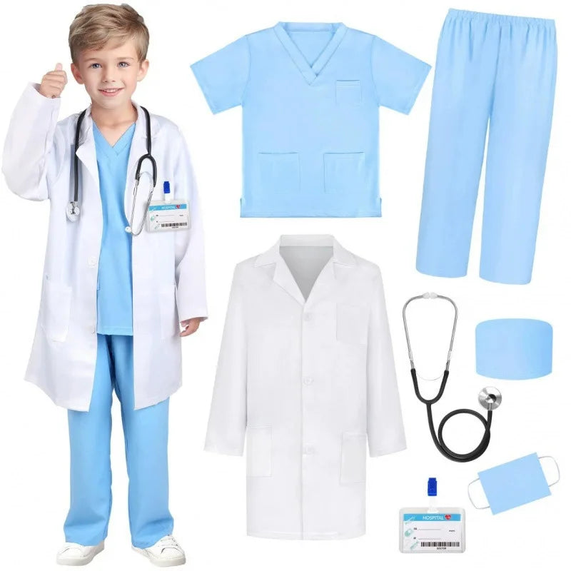 Medical Lab Coat Costume for Science, Cosplay & Parties