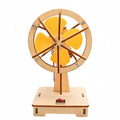 DIY Electric Swing Fan STEM Model Kit Wooden Assembly Physics Educational Project Adult Logical Training Hobby Present