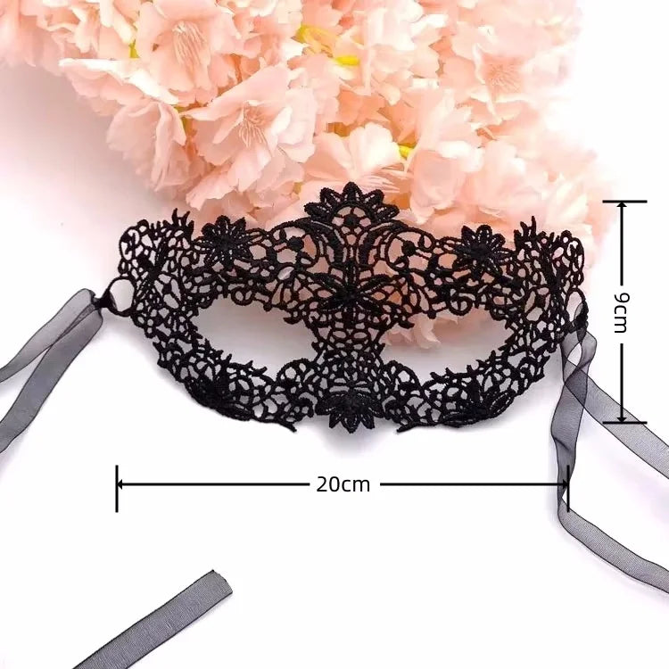 Gold Silver Lace Masquerade Eye Mask for Costume Parties