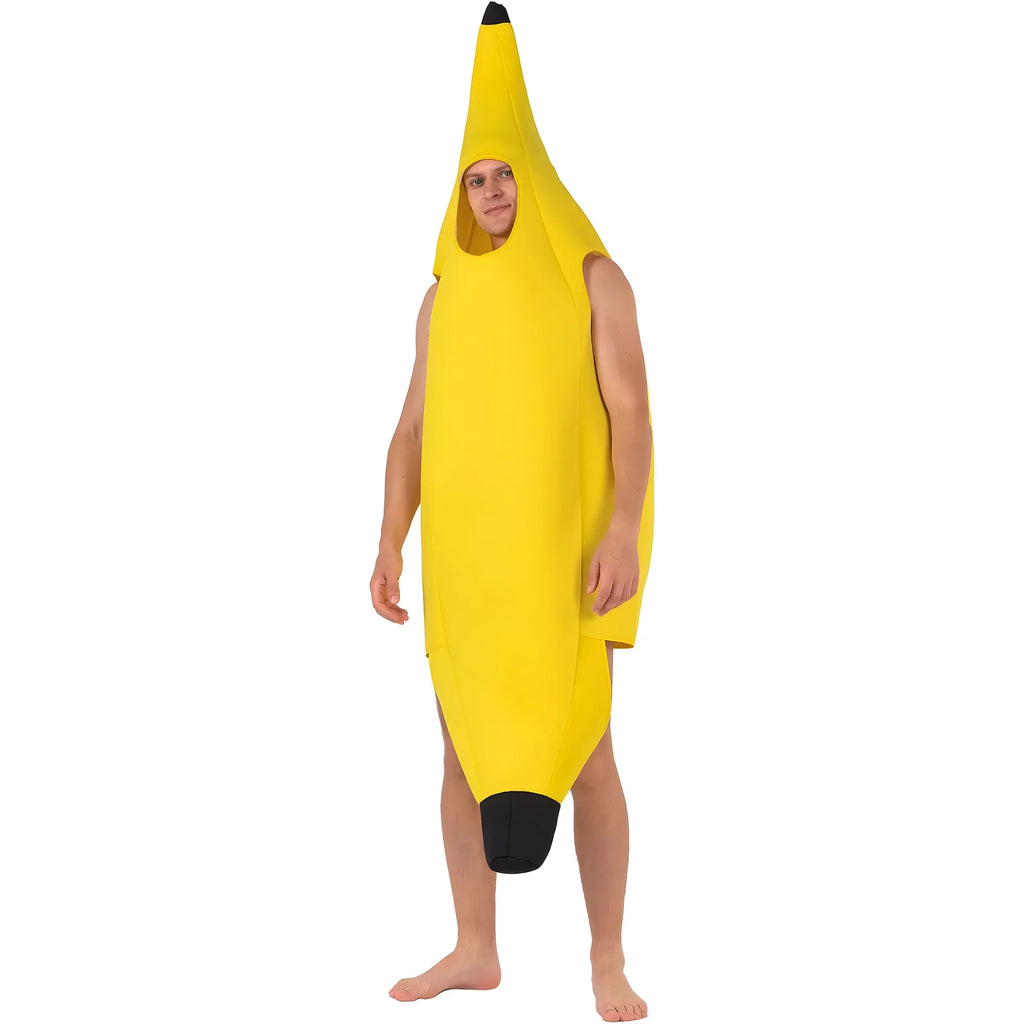 Adult Banana Costume for Halloween & Party Dress Up