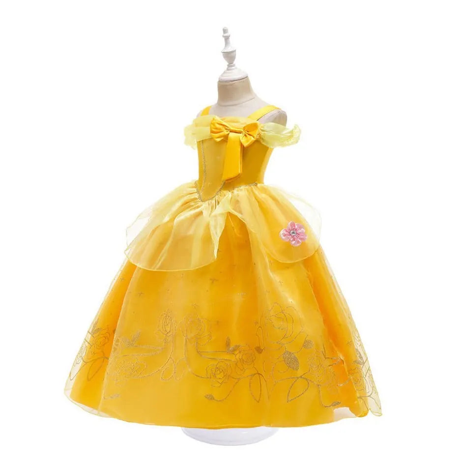 Girls Elegant Princess Dress Christmas & Halloween Costume