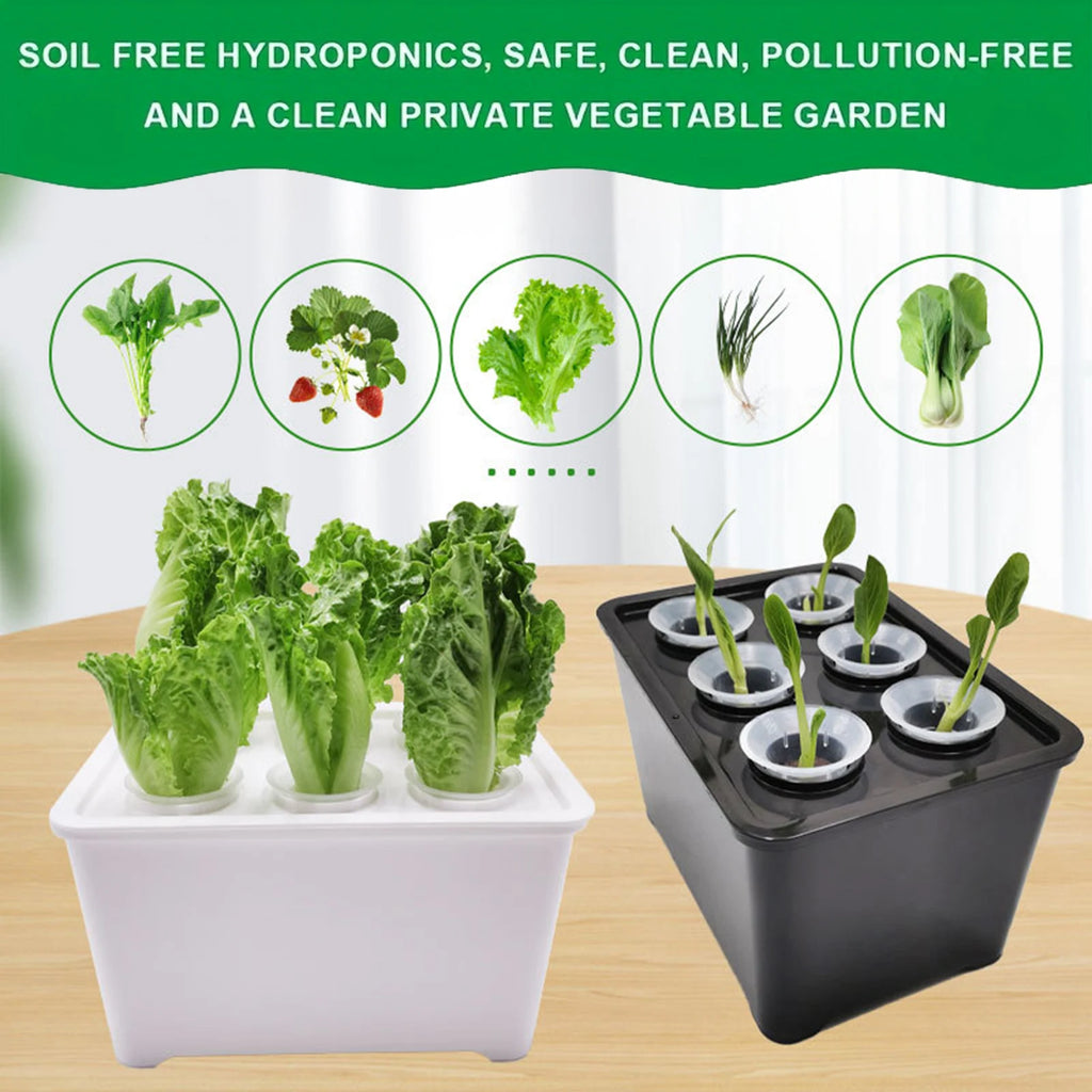 Gardening Nursery Pots Indoor Hydroponics Grower Kit Universal Hydroponic System Planting Container Gifts