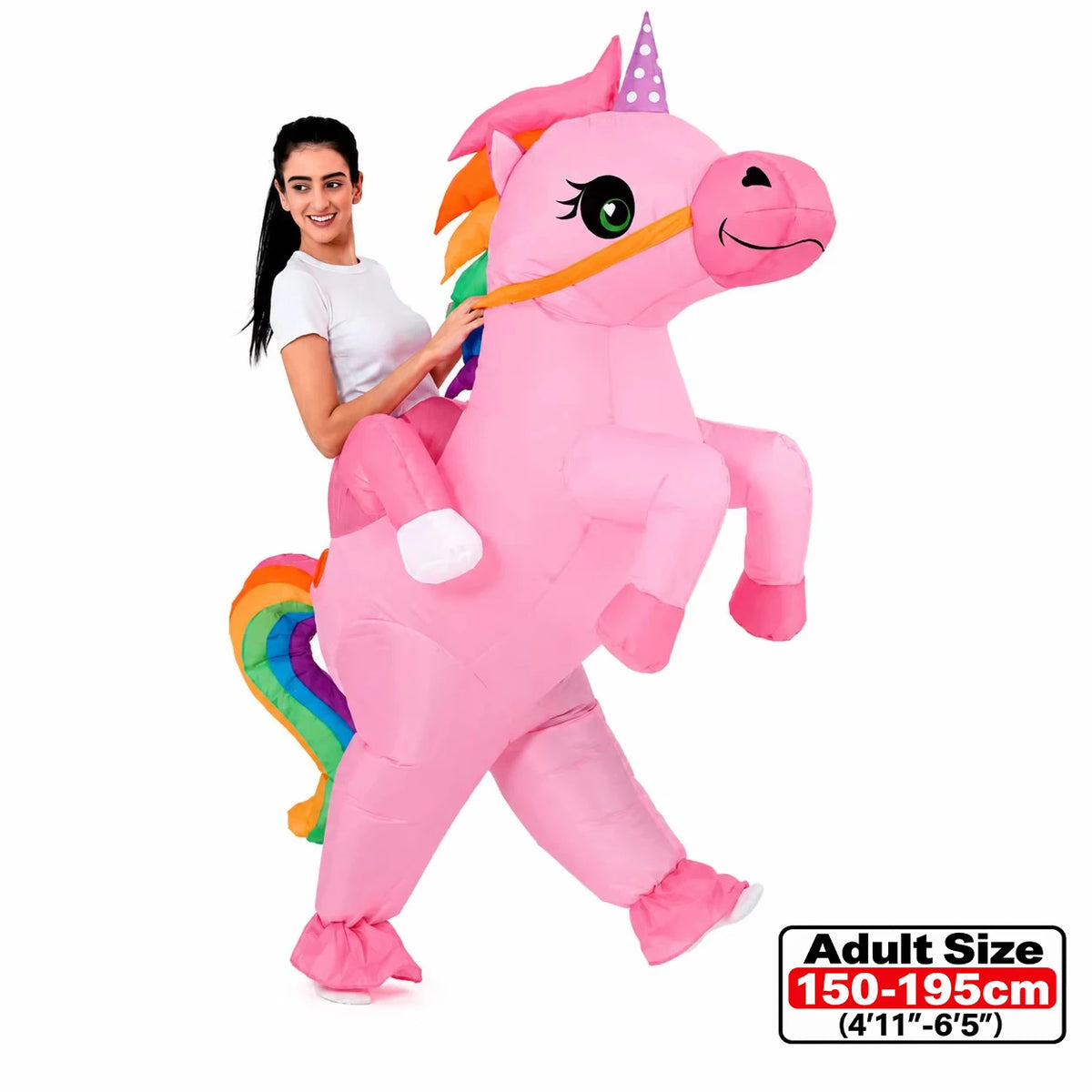 Adult Green Alien Inflatable Costume for Halloween & Parties