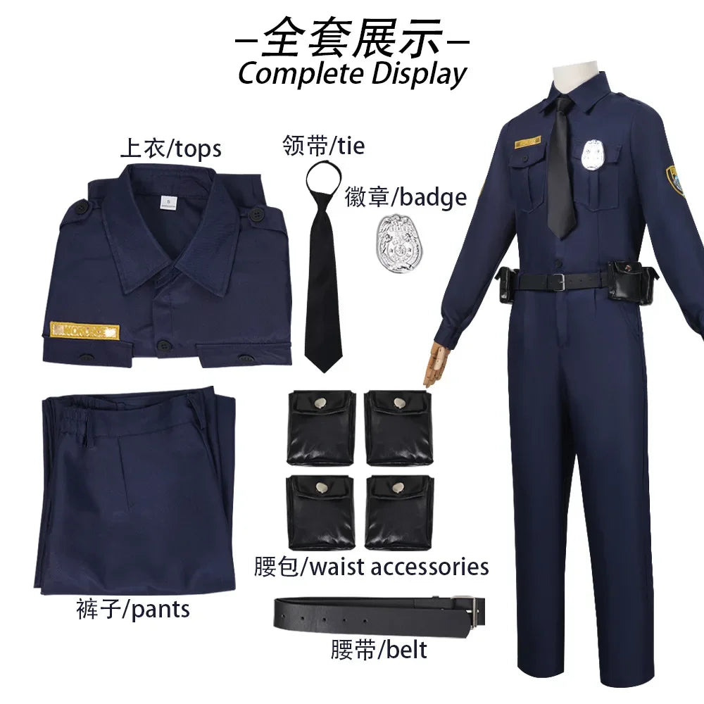 Girls Rabbit Police Officer Halloween Costume for Kids