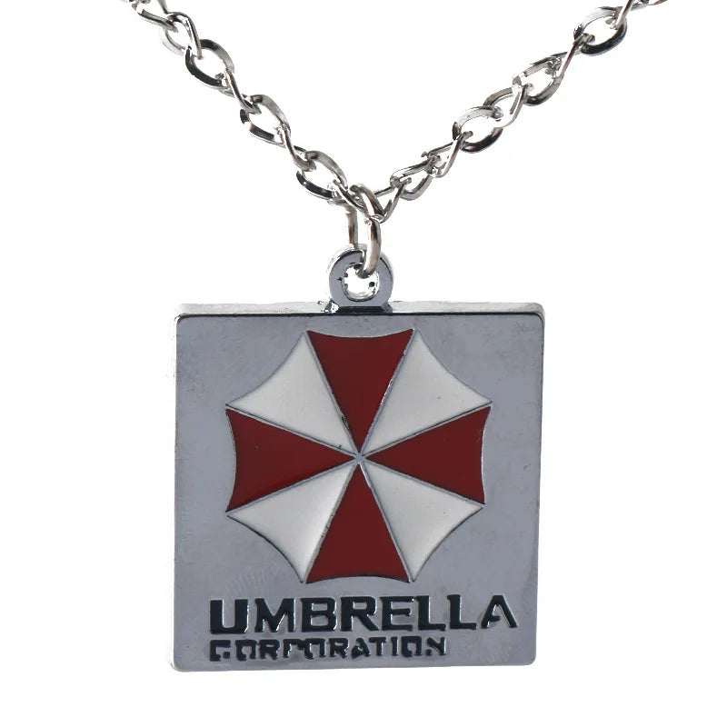 Raccoon Umbrella Pendant Keychain Metal Costume Accessory
