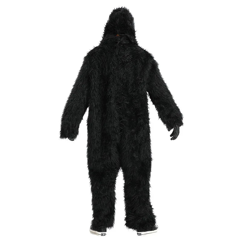 Adult Gorilla Animal Jumpsuit Costume for Halloween