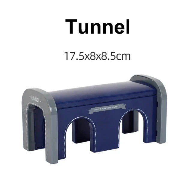 All Kinds of Wooden Train Tracks Accessories Beech Wood Railway Tracks Wooden Bridge Tunnel Fit for Wood Tracks Toys