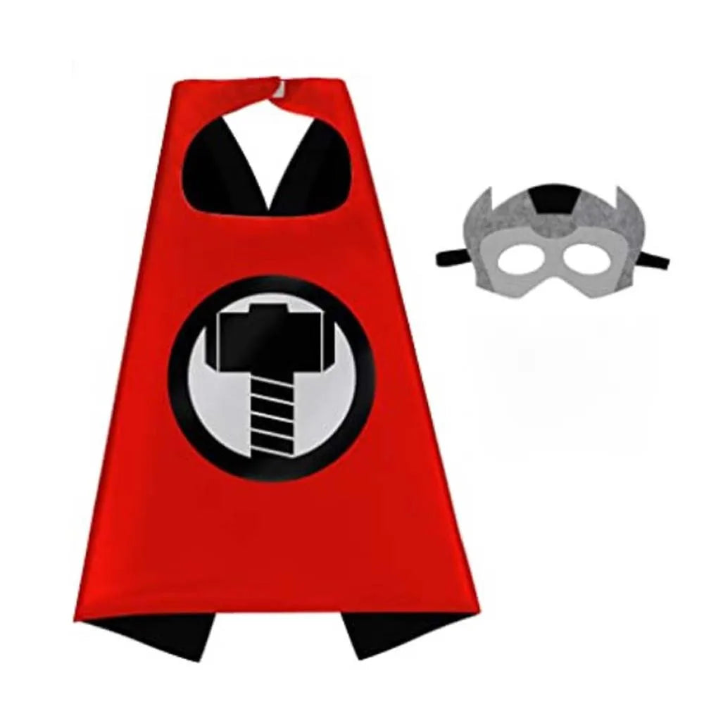 Kids Superhero-Inspired Cape Costume for Parties